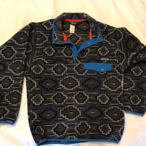 Grey Patterned Patagonia Synchilla